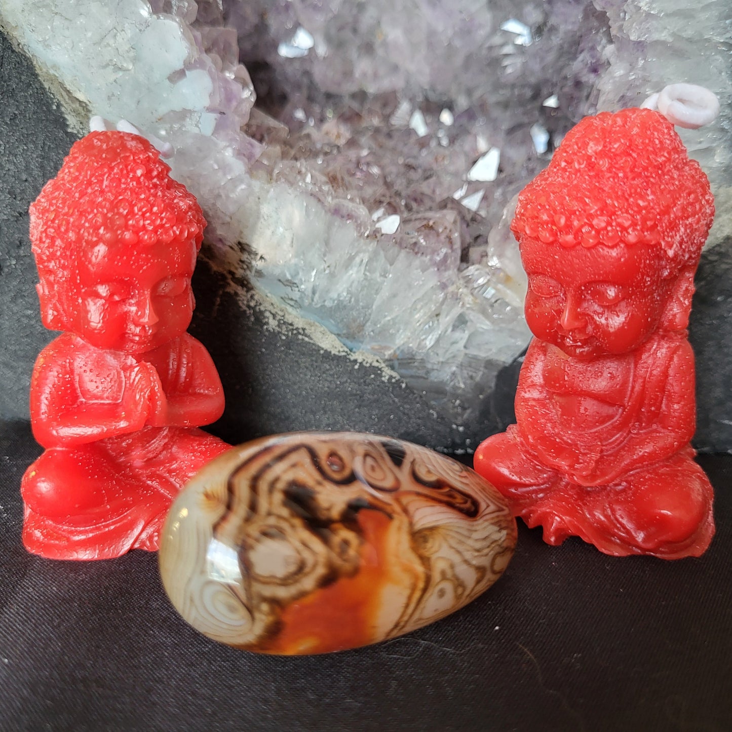 Bougie Bouddha Rouge — Parfum Cerise