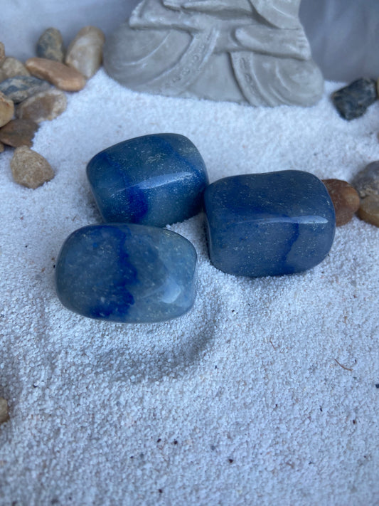 Aventurine bleue cubique