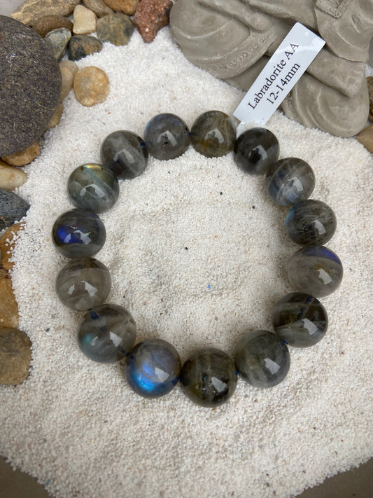 Bracelet boule Labradorite