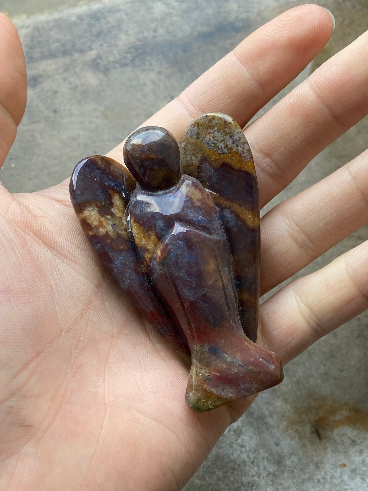 Ange en Agate indienne