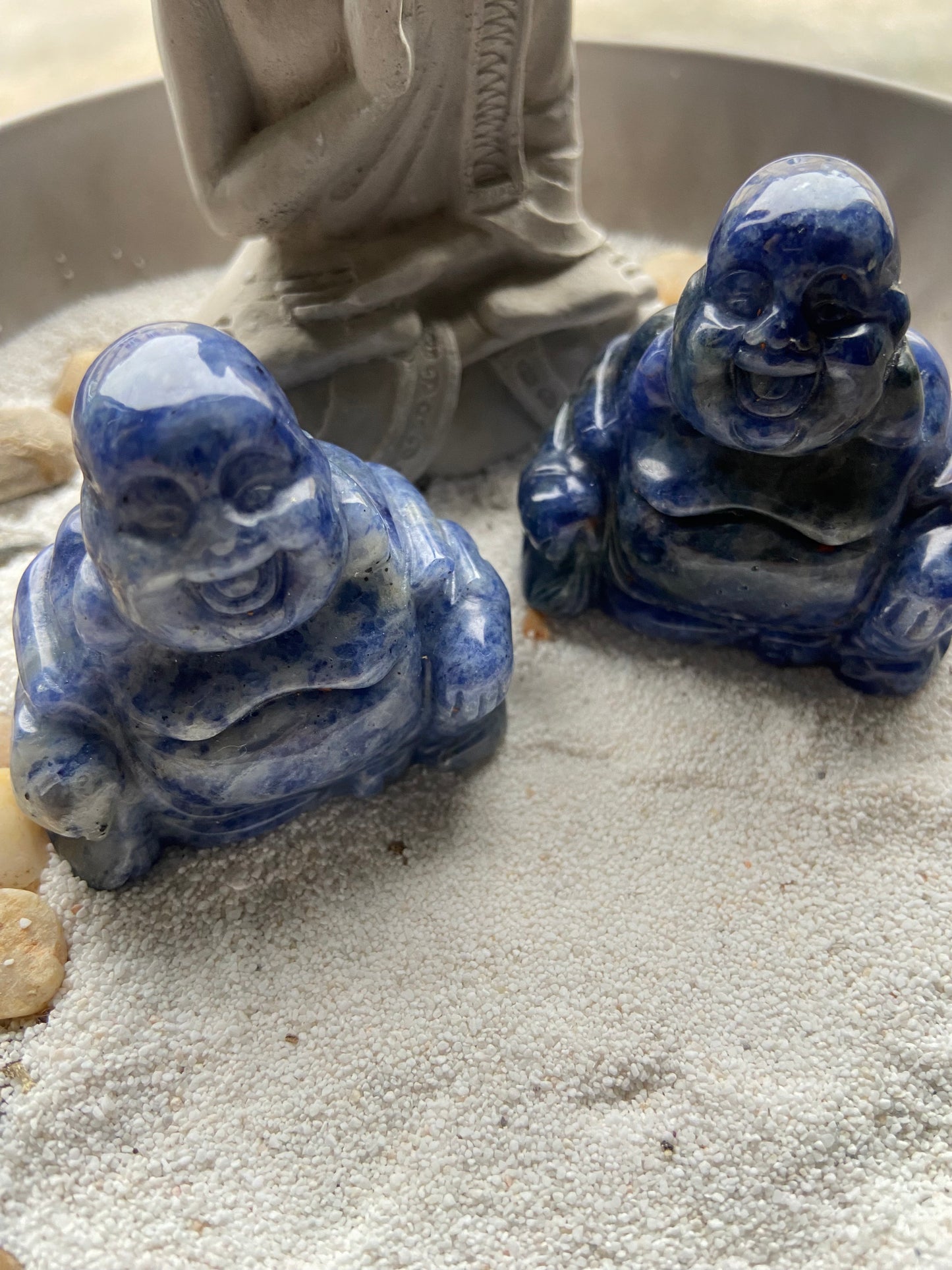 Bouddha en Sodalite