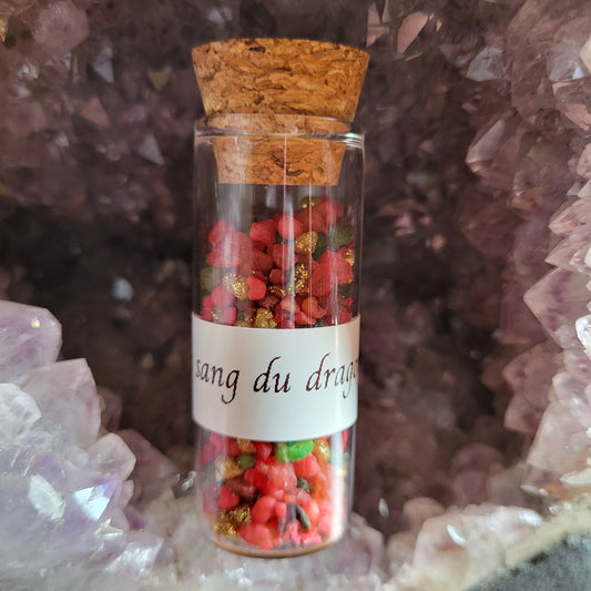 Encens Sang du Dragon en Grains — Flacon 10g