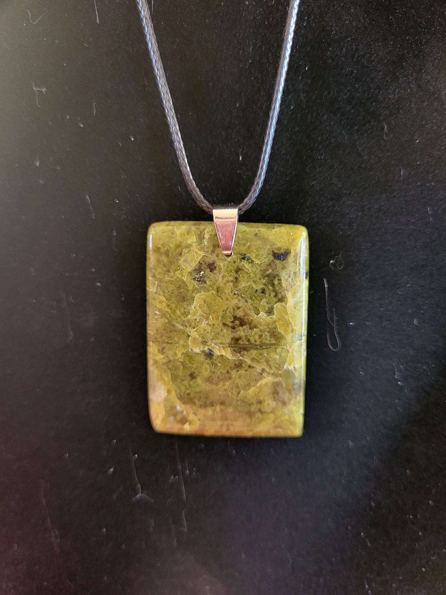 Pendentif en Opale verte