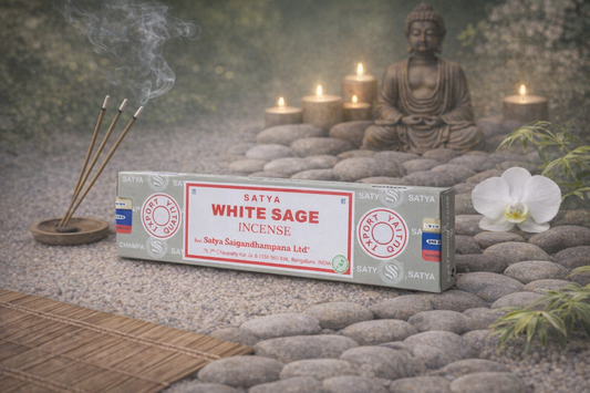 Encens Satya Sauge Blanche (White Sage) — Bâtonnets 15g