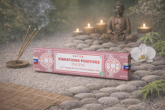 Encens Satya Vibrations Positives — Bâtonnets 15g